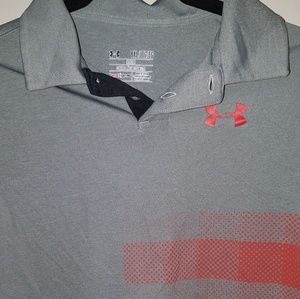 Under armour  polo grey boys xl